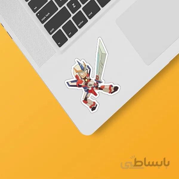 استیکر لپ تاپ طرح Rick&Morty کد ۱۷