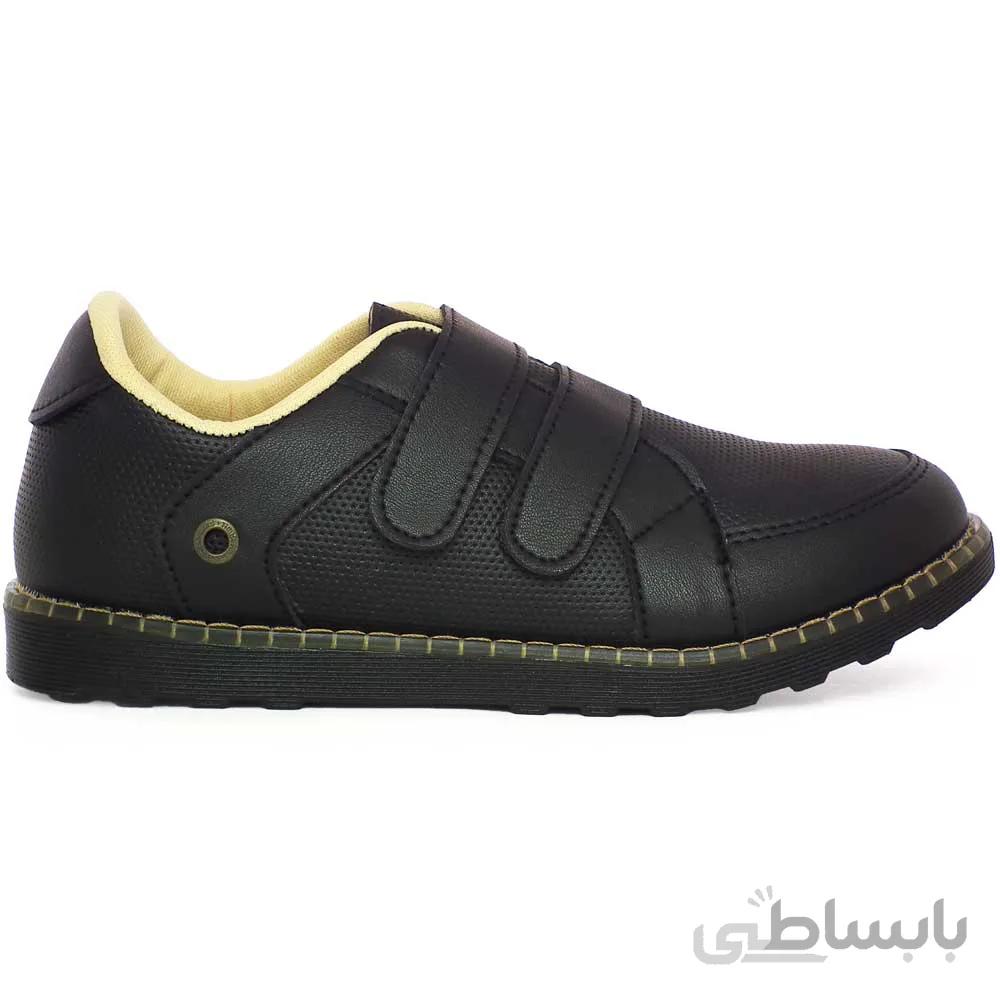 کفش اسپورت JIIL مدل DOUBLE VELCRO مشکی