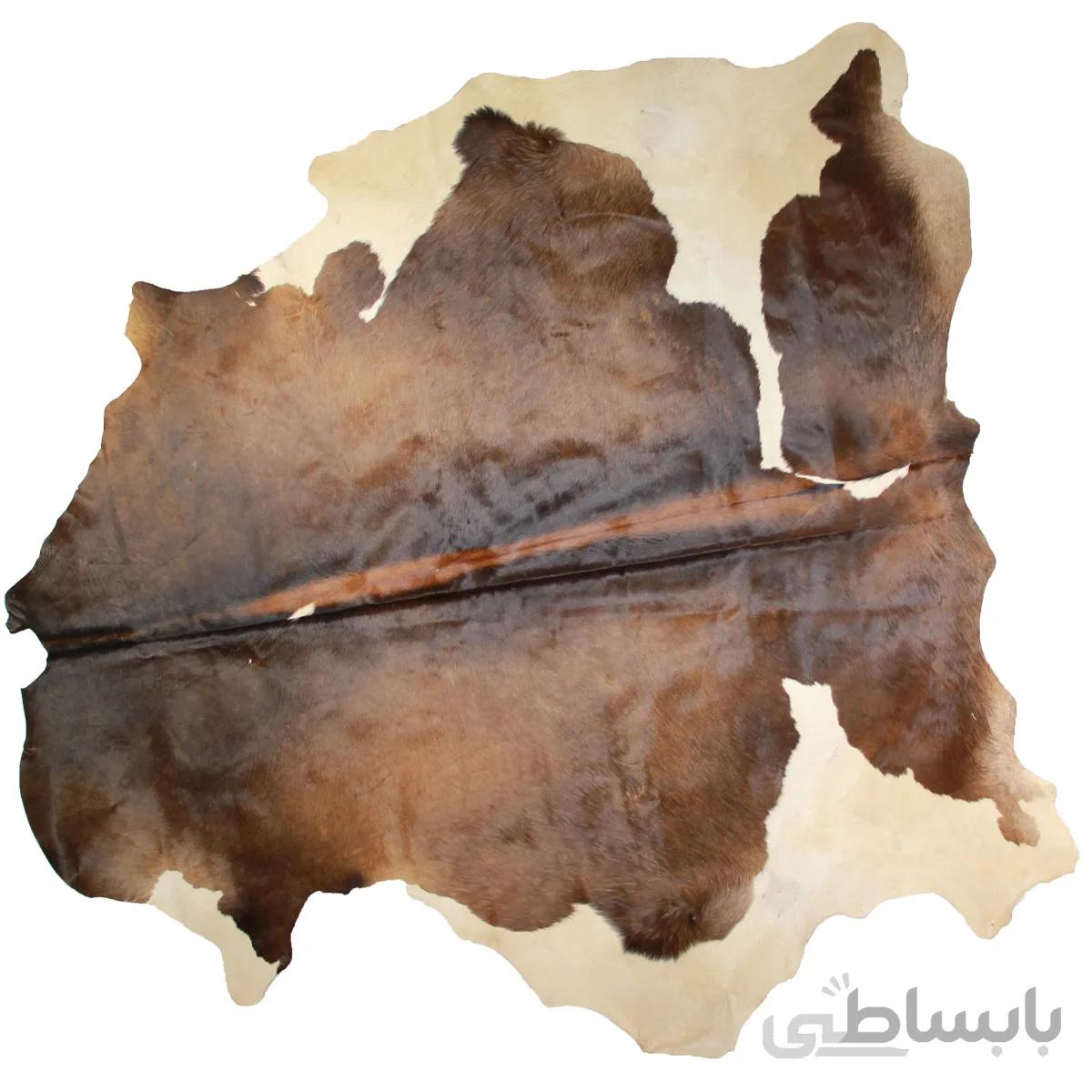فرش پوست طبیعی گاو مدل 29پا