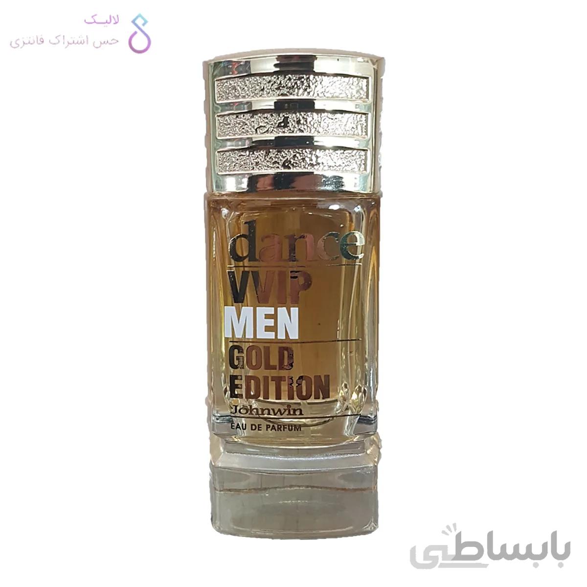 عطر ادکلن مردانه کارولینا هررا 212 وی آی پی کلاب ادیشن جانوین دنس وی آی پی من گلد ادیشن (Johnwin Carolina Herrera 212 VIP Club Edition) حجم 100 میل ا Johnwin Dance VVIP Men Gold Edition
