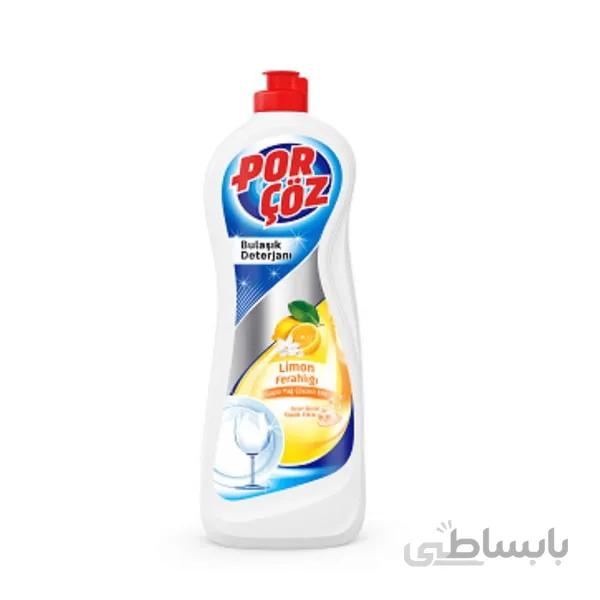 مایع ظرفشویی پورچوز با رایحه لیمو 675 میلی لیتر