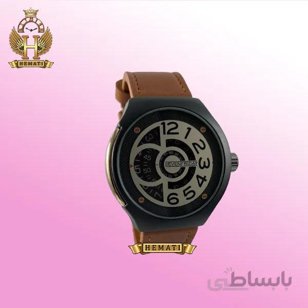 ساعت مچی مردانه سون فرایدی SF-M2/01-8715 بند عسلی (صفحه طوسی)