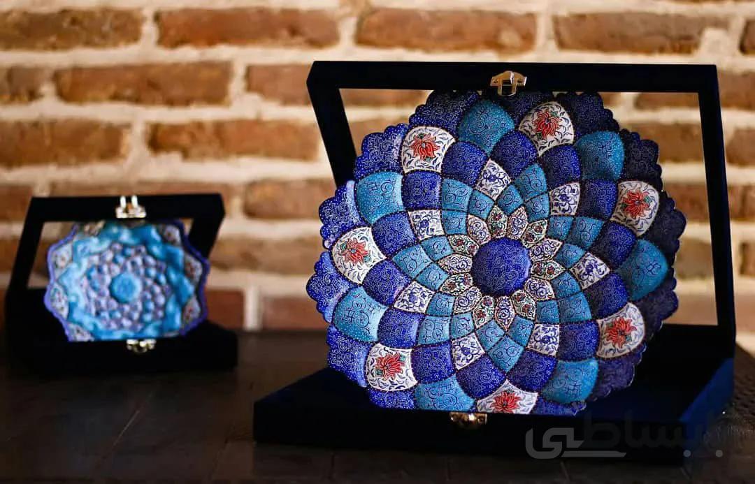 بشقاب میناکاری کد 73