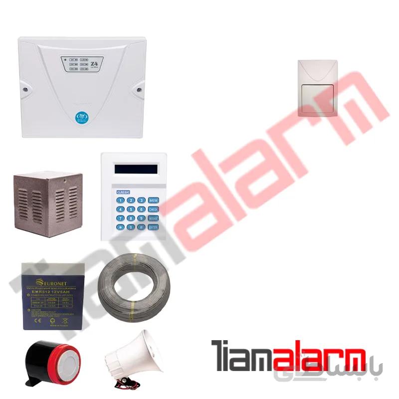 پکیج دزدگیر اماکن باسیم مدل کلاسیکPROبا تلفن کننده ی 20 حافظهCLF1