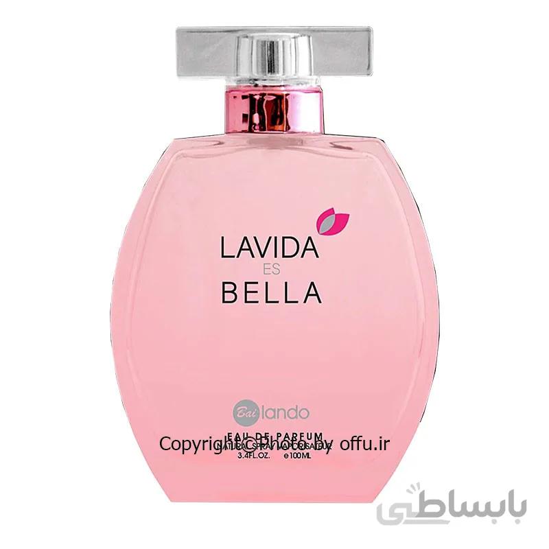 ادو پرفیوم زنانه بایلاندو مدل Bailando LAVIDA ES BELLA حجم 100 میلی لیتر ا Bailando LAVIDA ES BELLA Eau de Parfum for Women 100ml