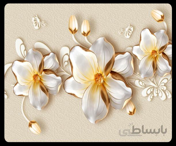 پوستر گل سه بعدی 042