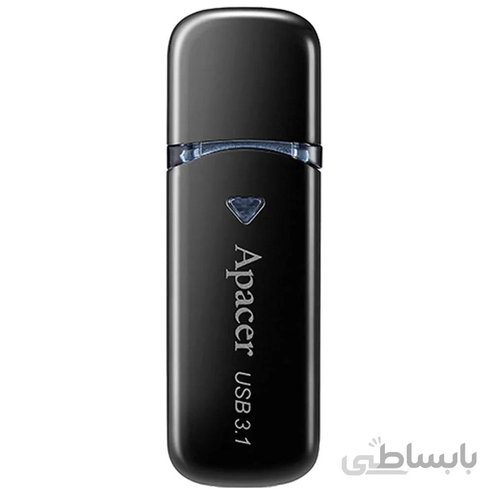فلش مموری اپیسر مدل AH355 USB 3.1 Gen 1 SuperSpeed ظرفیت 64 گیگابایت ا Apacer AH355 USB 3.1 Gen 1 SuperSpeed Flash Memory - 64GB