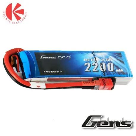 باتری لیتیوم پلیمری Gens ace 45C -3S-2200mah