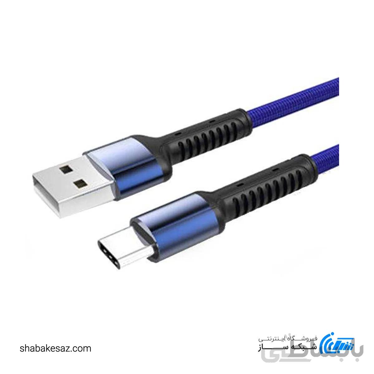کابل تبدیل USB به USB-C برند LDINIO مدل LS63 طول 1 متر