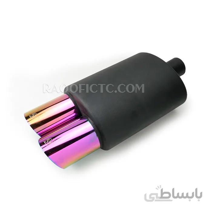 منبع اگزوز دو لول سایلنسر دار ۷۱۵