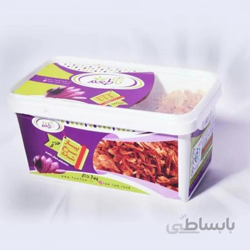 پیاز سرخ شده خلالی 200 گرمی ا پیاز سرخ شده خلالی 200 گرمی با مجوز بهداشت و سیب سلامت تهیه شده با پیشرفته ترین ماشین آلات بدون دخالت دست دارای ایزوهای 9001 ،22000 و HACCP
