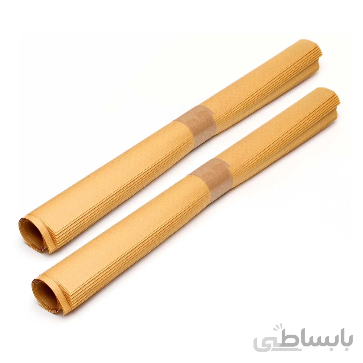 کاغذ کرافت راه راه 50 در 70 سانتی متر (2 بسته 10 برگی)