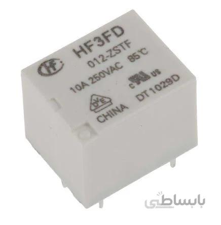 رله 12 ولت 10 امپر HF مدل 012 ZSTF