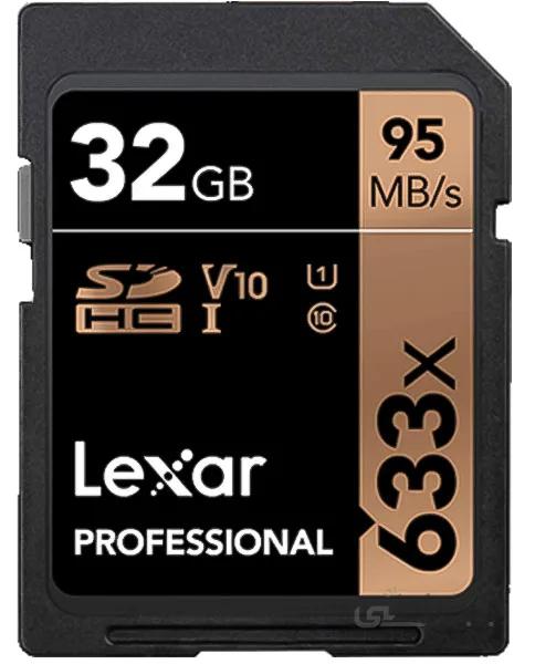 کارت حافظه لکسار Lexar SDHC 32 GB (95mb/s) 633X