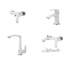 چهار تکه ثابت راسان مدل لوتوس سفید