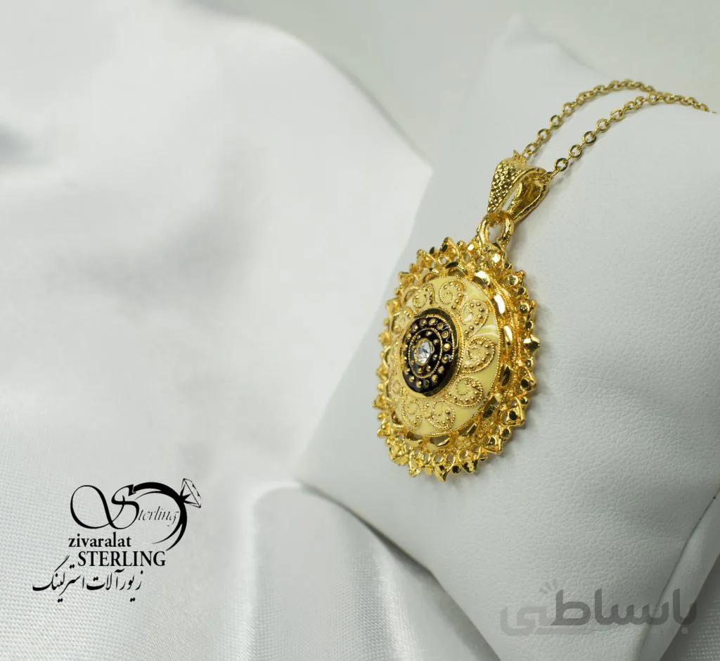 گردنبند زنانه طرح طلا