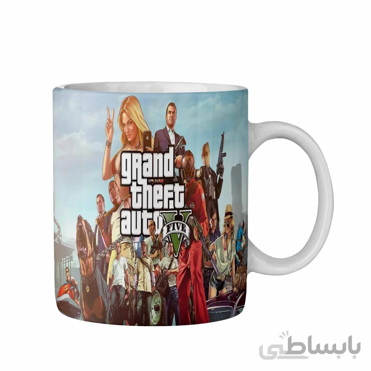 ماگ طرح بازی جی تی ای وی GTA V