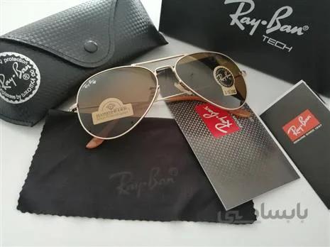 عینک آفتابی ری بن طلایی Ray Ban