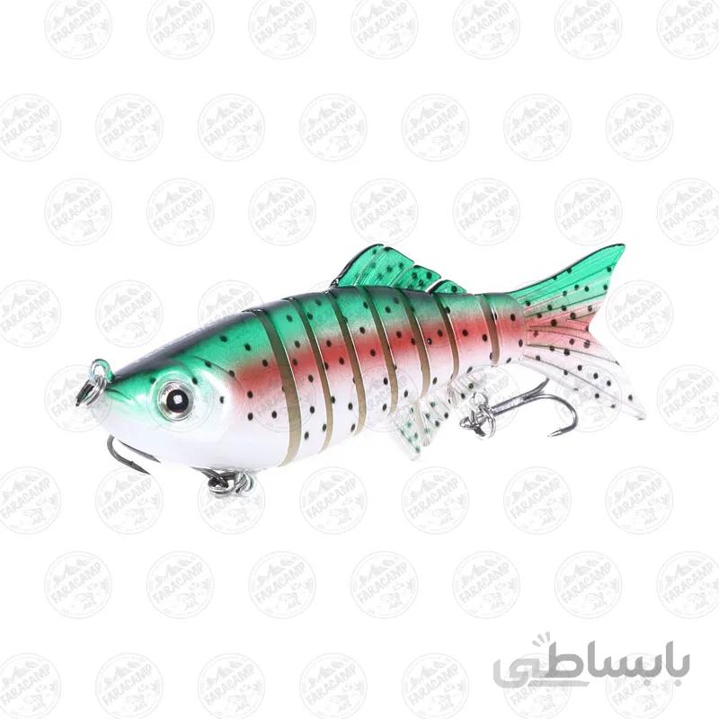 ماهی مصنوعی 8 تکه 11 سانتی متر 22 گرم JM049 3