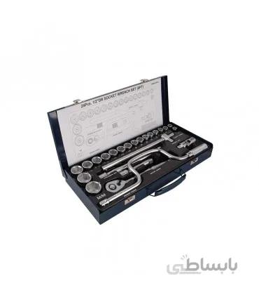 مجموعه 24 عددی آچار بکس مستر تولز مدل BM424-6PD