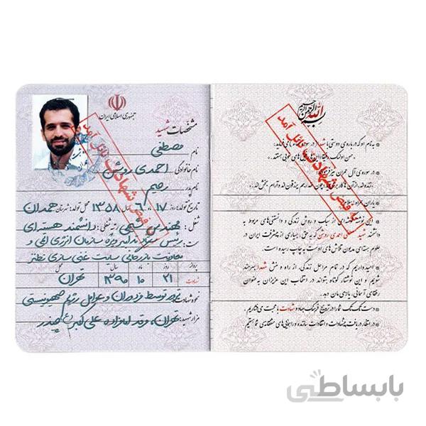 شناسنامه شهید احمدی روشن