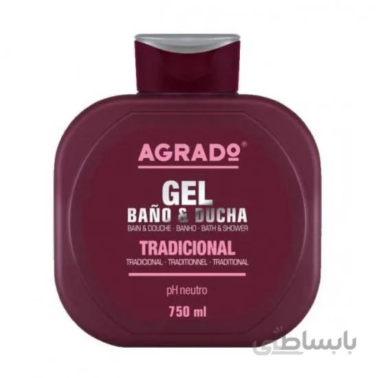 شامپو بدن آگرادو Agado مدل Tradicional حجم 750 میل