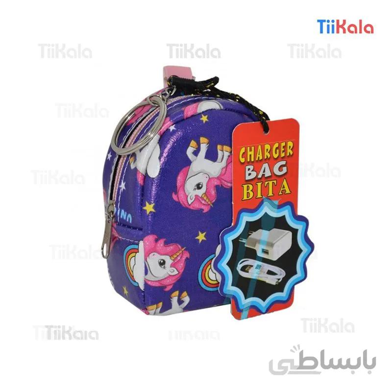 کیف هندزفری و شارژر BITA مدل طرح UNICORN