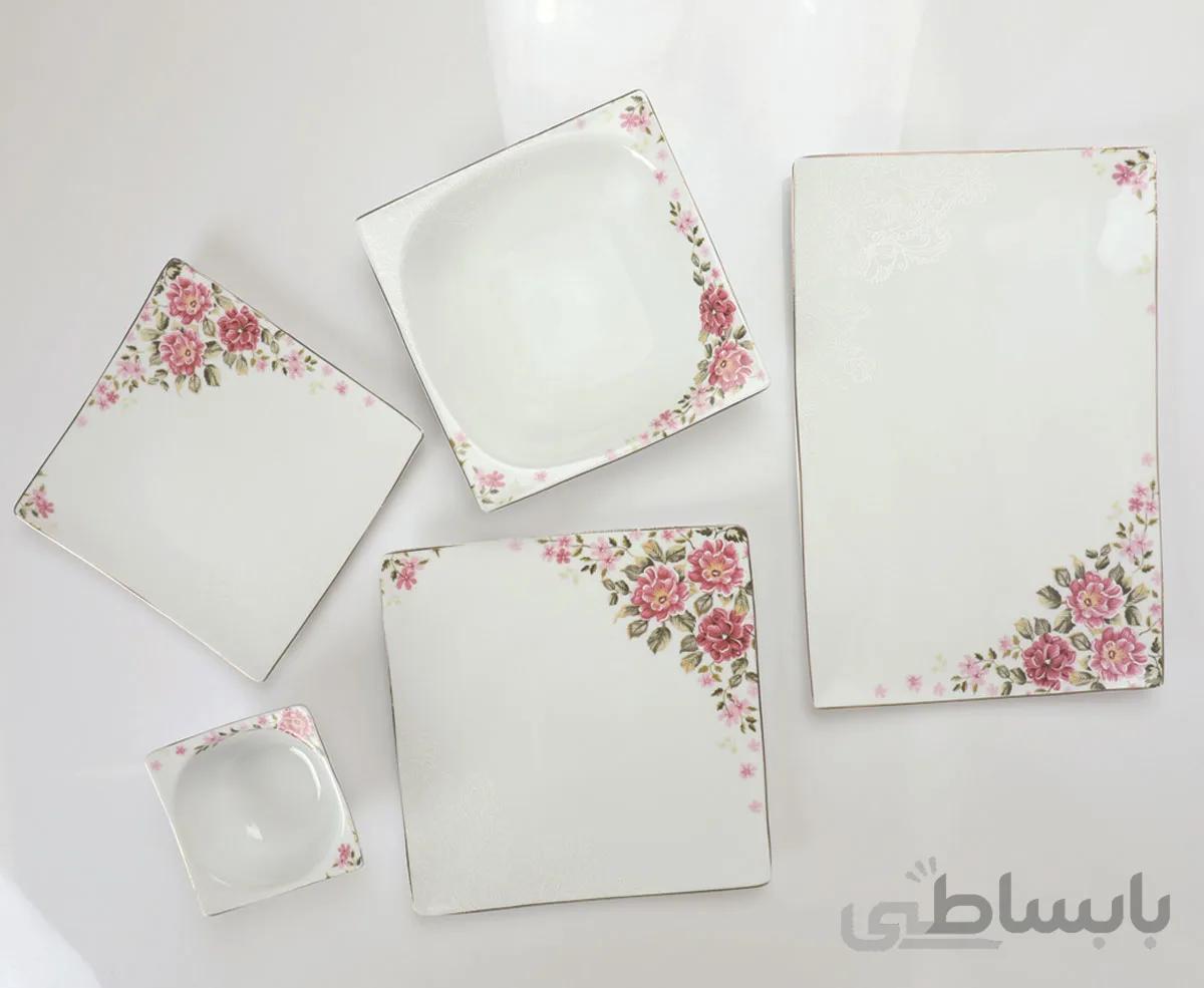 سرویس چینی ونوس طرح نانسی 101 پارچه