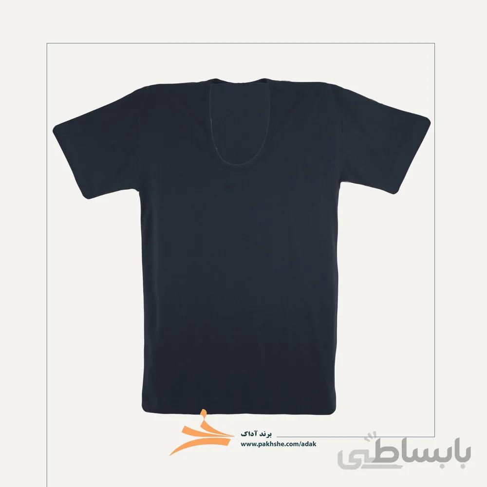 زیرپوش نیم استین مردانه خاکستری رنگ اداک کد 31206