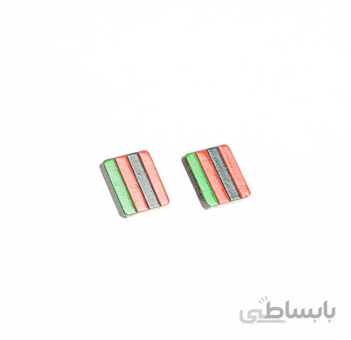 گوشواره میخی چوبی دست ساز WIR1001