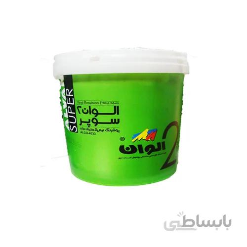 رنگ نیم پلاستیک 12 کیلو مات درجه ۲ سوپر الوان