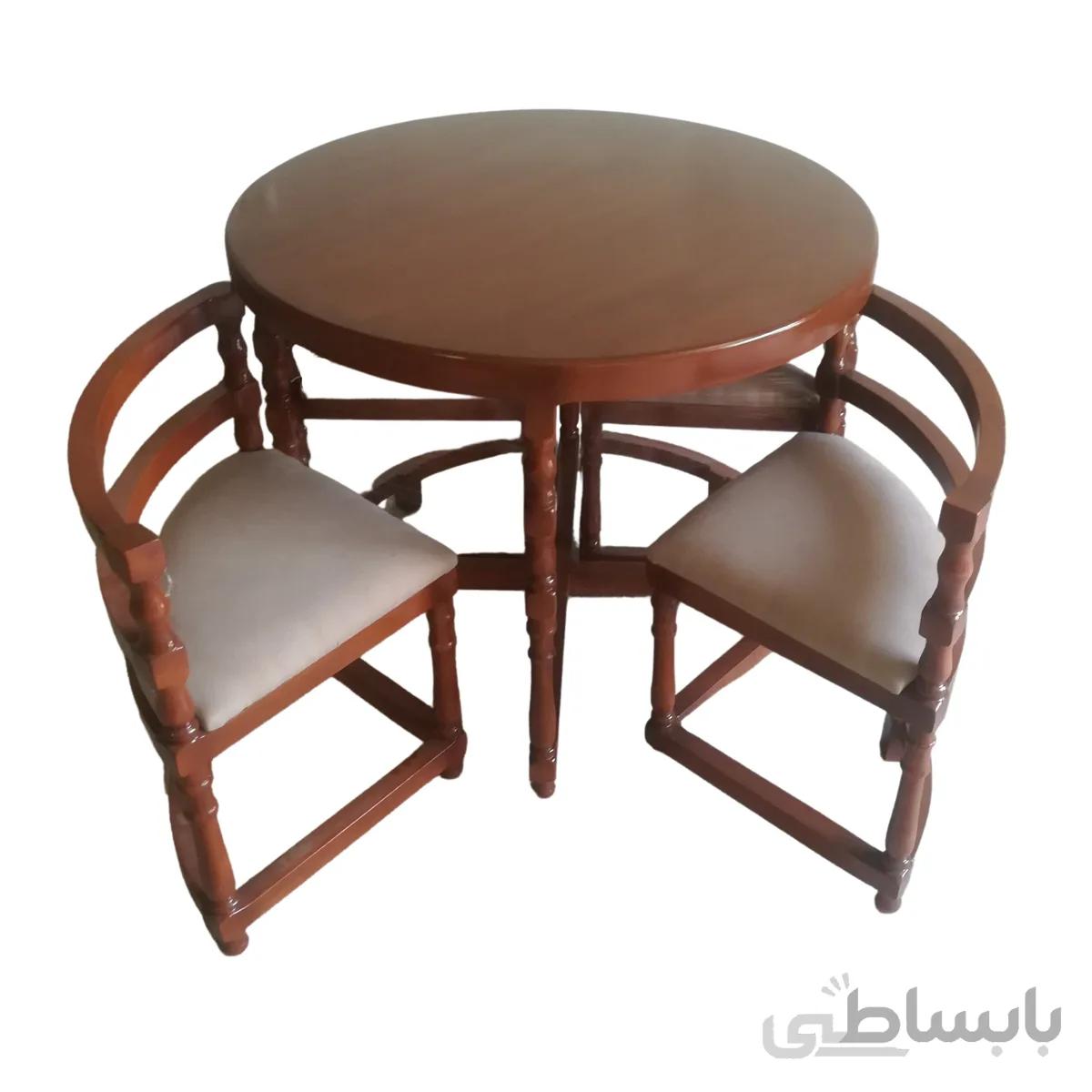 میز و صندلی ناهارخوری ۴ نفره مدل ۶۱۴