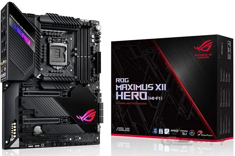 مادربرد ایسوس مدل ROG MAXIMUS XII HERO WI-FI ا ASUS ROG MAXIMUS XII HERO (WI-FI) Z490 LGA 1200 Motherboard