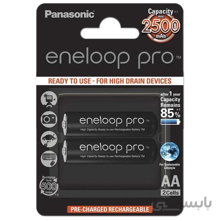 باتری قلمی شارژی پاناسونیک Panasonic AA Eneloop Pro Battery
