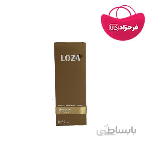 رنگ ابرو لوزا