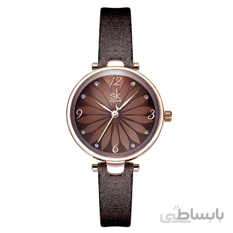 ساعت مچی عقربه ای زنانه اس کا مدل K8047-BROWN