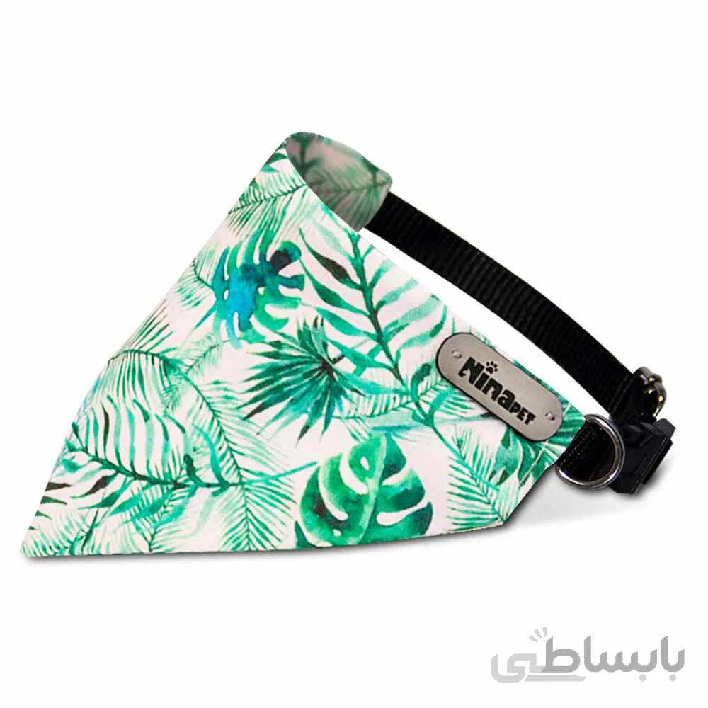 قلاده دستمال گردن سگ نیناپت مدل هاوایی ا Ninapet Collar & Scarf For Large Dog Hawai Model