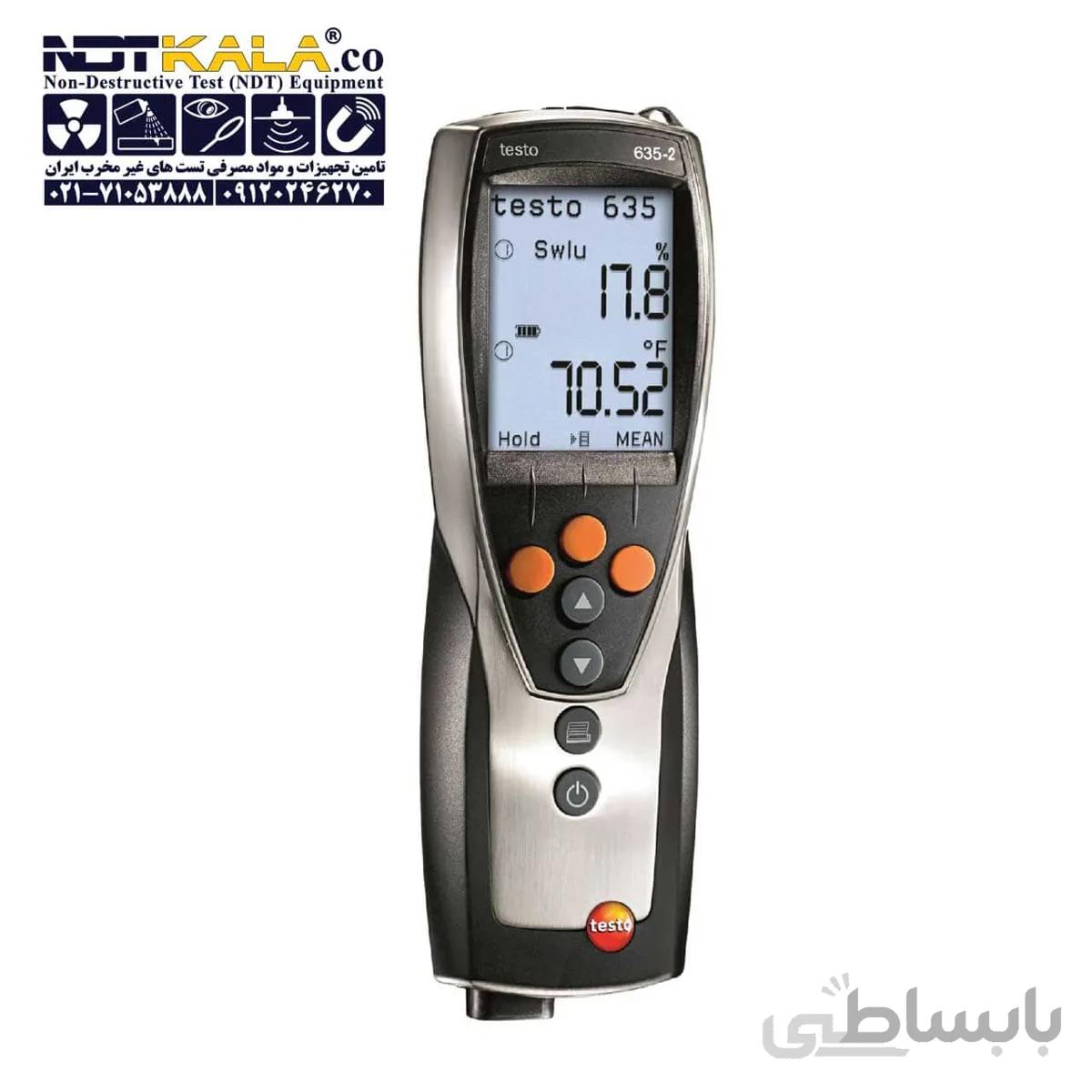 دماسنج و رطوبت سنج تستو TESTO 635