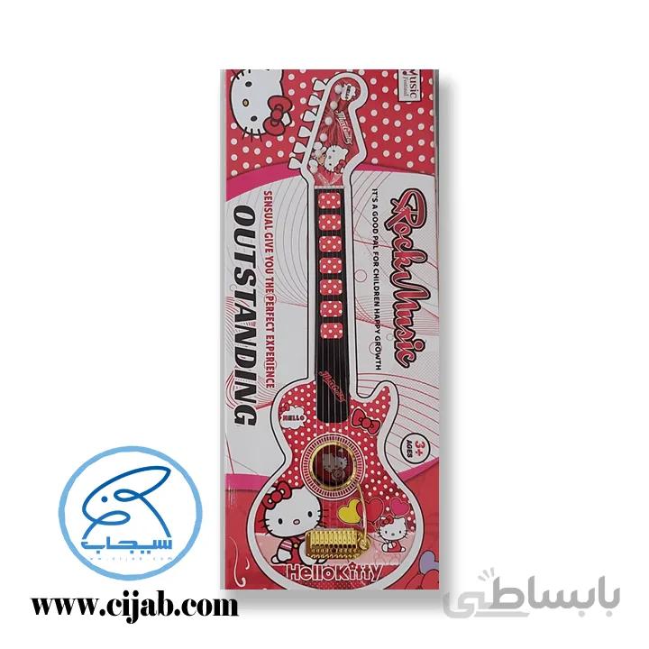 گیتار الکتریک اسباب بازی بزرگ طرح کیتی guitar toy kitty