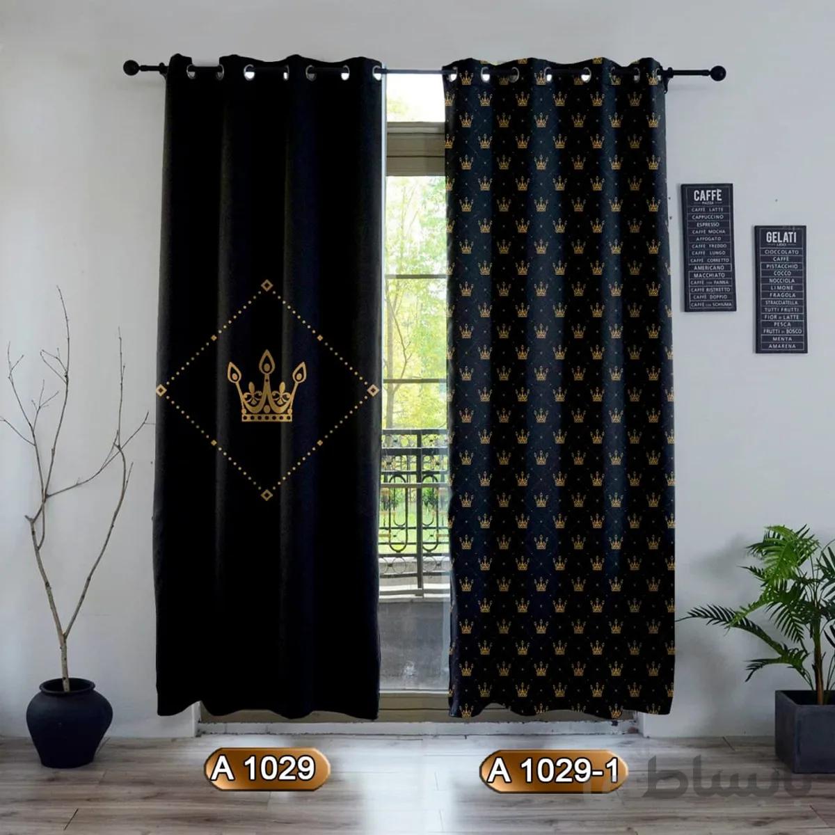 پرده چاپی طرح کلاسیک کد A1029 A1029 1