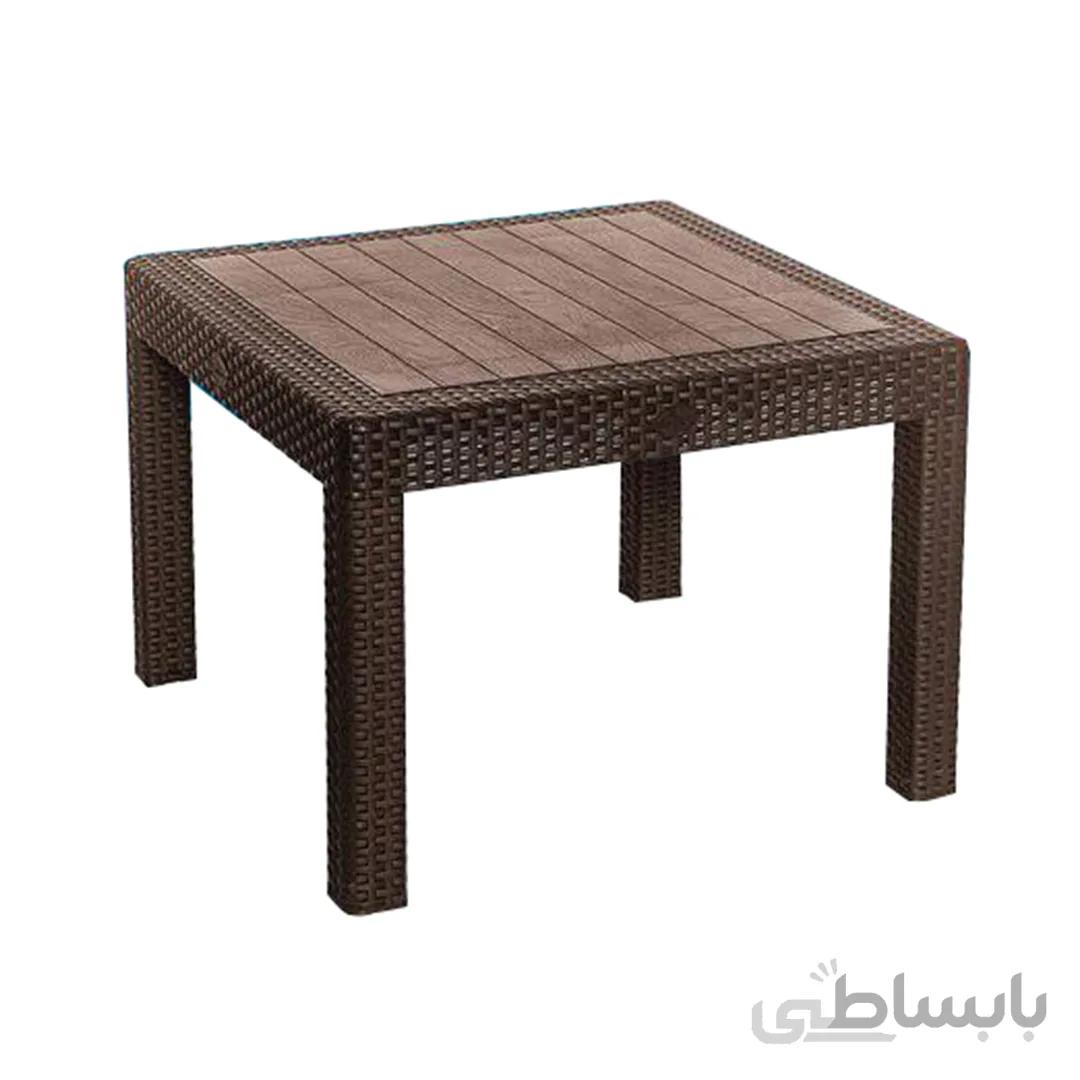 میز مربع حصیر بافت ناصر پلاستیک کد 323