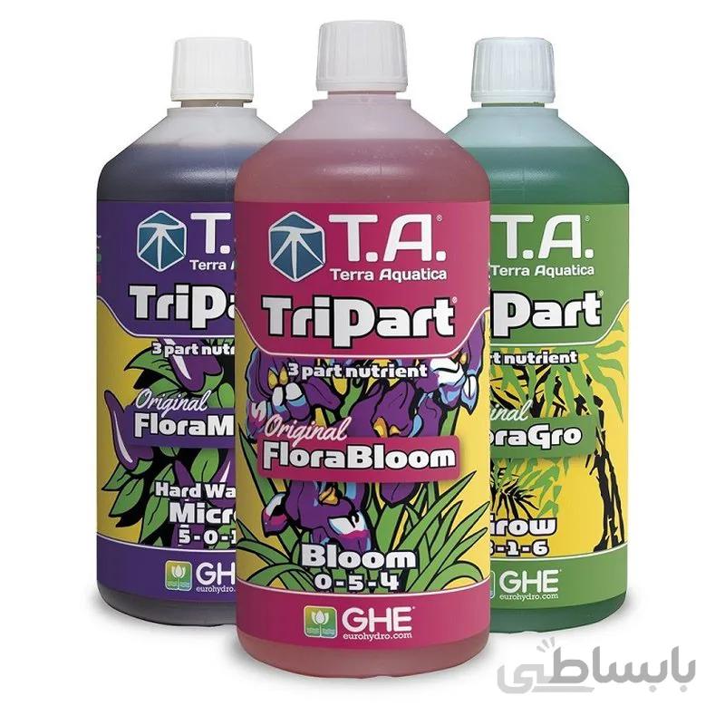 پک جنرال هیدروپونیک تری پارت TriPart یک لیتری – فلورا گرو بلوم میکرو