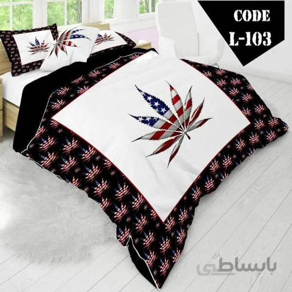 روتختی سه بعدی ساتن ابریشم ترک طرح مدرن - کد 103