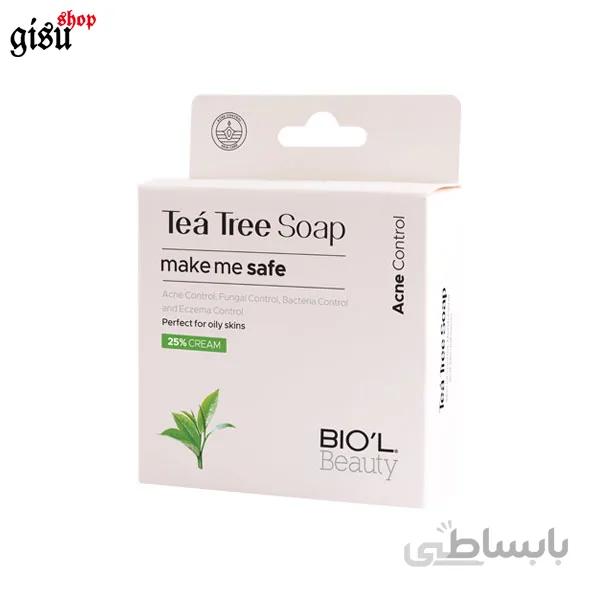صابون آرایش پاکن شیرکرمی تی تری (BIOL)