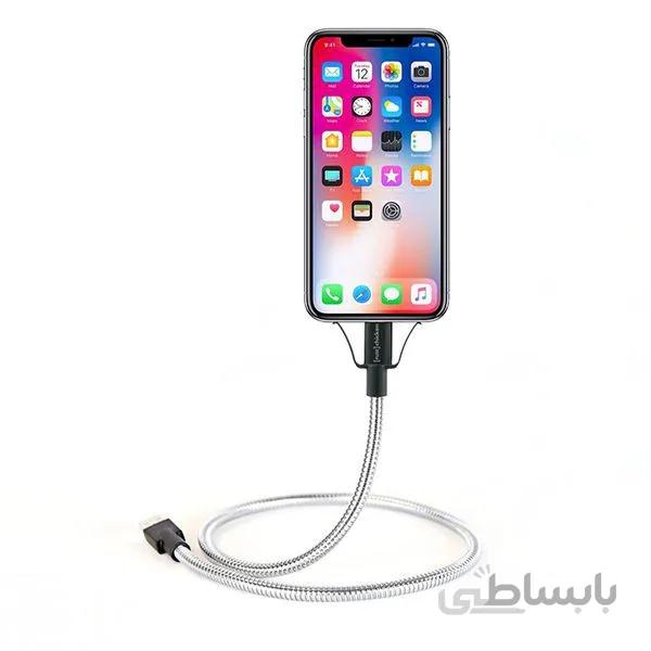 کابل تبدیل USB به لایتنینگ مدل Bobine Flex C USB-C آلومینیومی فیوز چیکن
