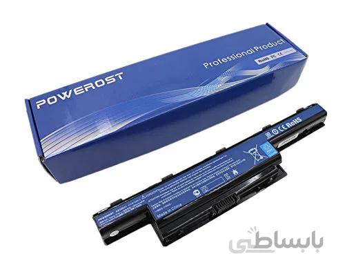 باتری لپ تاپ Powerost با ظرفیت بالا 6cell AS10D31 برای Acer Aspire 5742G 5741G 5750G 5741 5552 5733 4741G 4741Z 4771G 5350 5560 7551 7741 TravelMate 5735Z 5740G Gateway NV55C NV50A NV59C