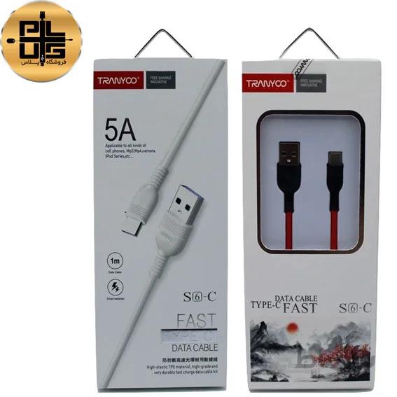 کابل تبدیل USB به USB-C ترانیو مدل S6-C طول ۱ متر