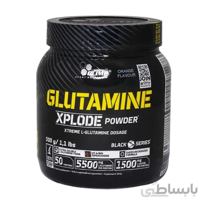 پودر گلوتامین اكسپلود 500 گرم الیمپ ا Olimp Glutamine Xplode Powder