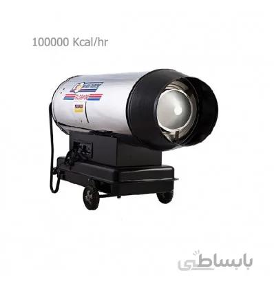 جت هیتر گازوئیلی نیرو تهویه البرز - باکدار مدل GLB - 100