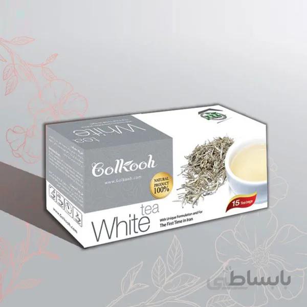 دمنوش صددرصد طبیعی چای سفید گل کوه ( ۱۵ عددی )